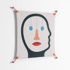 En_Suspend - Work On Wall - David Vanadia - Orange - 70 x 70 cm