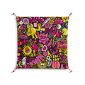 Pinky & Yellow - Work On Wall - Craig Watkins - Orange - 70 x 70 cm