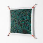 The Green Line - Work On Wall - Craig Watkins - Orange - 70 x 70 cm