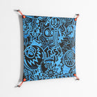The Blue Line - Work On Wall - Craig Watkins - Orange - 70 x 70 cm