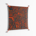 Wottosque Red - Work On Wall - Craig Watkins - Orange - 70 x 70 cm