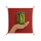 Pickles - Work On Wall - Kristin Eriksson - Orange - 70 x 70 cm