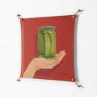 Pickles - Work On Wall - Kristin Eriksson - Orange - 70 x 70 cm