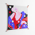 Dream - Work On Wall - Heather Zhou - Orange - 90 x 90 cm