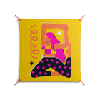 Yoga - Work on Wall - Heather Zhou - Orange - 90 x 90 cm