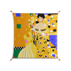 Klimt - Work On Wall - Heather Zhou - Orange - 90 x 90 cm