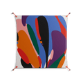 Balloons Zoom - Work On Wall - Vratislav Pecka - Orange - 90 x 90 cm