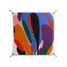 Balloons Zoom - Work On Wall - Vratislav Pecka - Orange - 90 x 90 cm