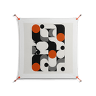 Conserto - Work On Wall - Vratislav Pecka - Orange - 90 x 90 cm