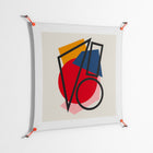 Fuerte - Work On Wall - Vratislav Pecka - Orange - 90 x 90 cm