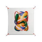 Gloss - Work On Wall - Vratislav Pecka - Orange - 90 x 90 cm