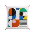 Murano - Work On Wall - Vratislav Pecka - Orange - 90 x 90 cm