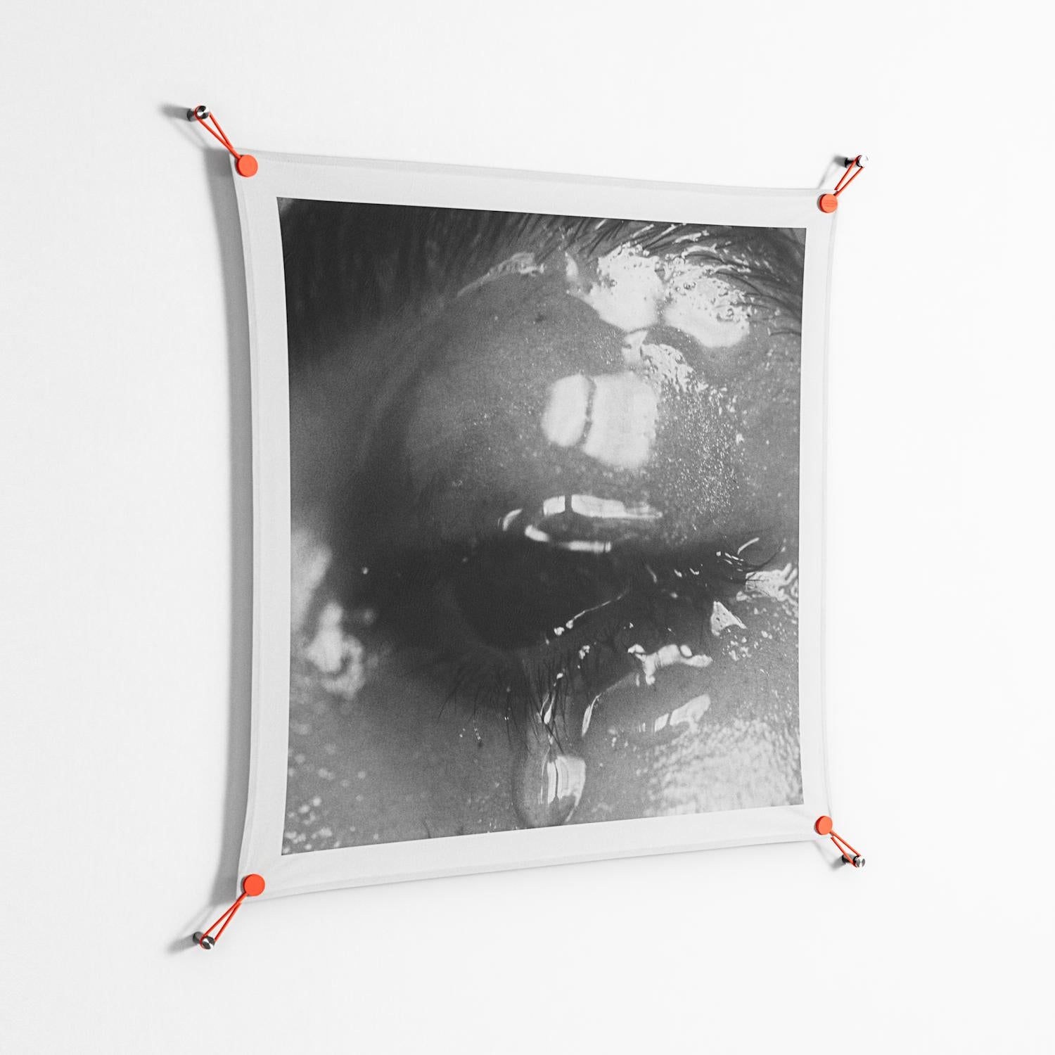 Gel - Work On Wall - Nadia Ryder - Orange - 90 x 90 cm