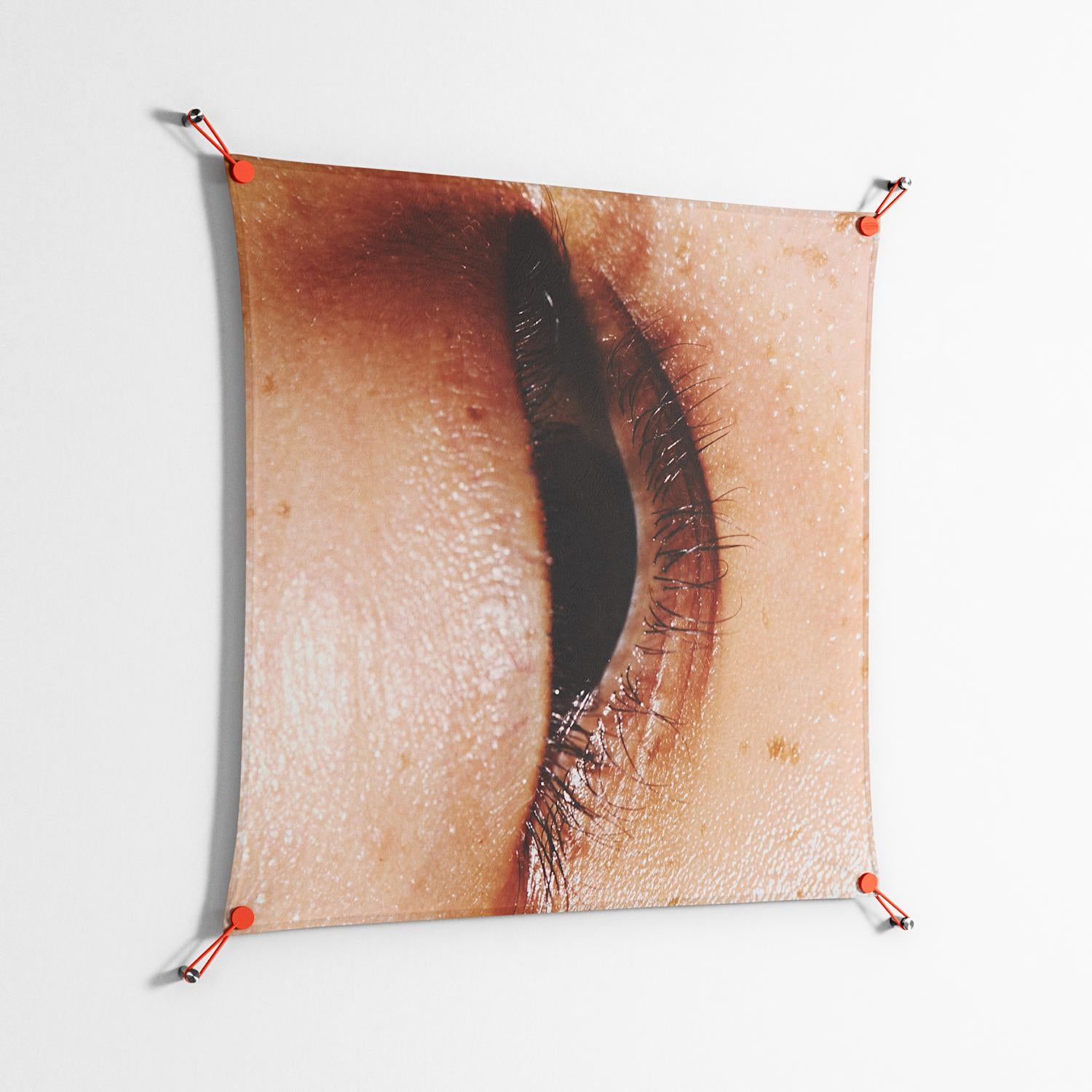 Glow - Work On Wall - Nadia Ryder - Orange - 90 x 90 cm