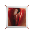 Red 2 - Work On Wall - Nadia Ryder - Orange - 90 x 90 cm