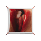 Red 2 - Work On Wall - Nadia Ryder - Orange - 90 x 90 cm