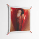Red 2 - Work On Wall - Nadia Ryder - Orange - 90 x 90 cm