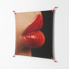 Red 4 - Work On Wall - Nadia Ryder - Orange - 90 x 90 cm