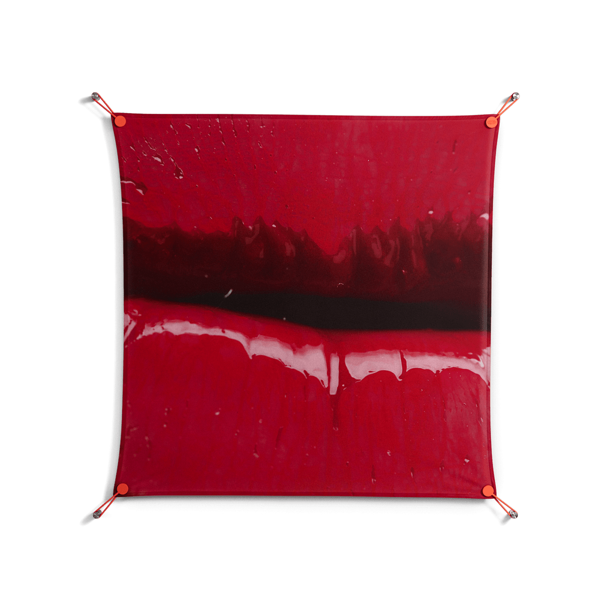 Squish - Work On Wall - Nadia Ryder - Orange - 90 x 90 cm