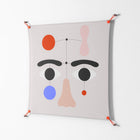 Équilibré - Work On Wall - David Vanadia - Orange - 90 x 90 cm