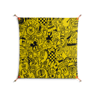 What a Mess - Work On Wall - Craig Watkins - Orange - 90 x 90 cm