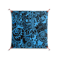 The Blue Line - Work On Wall - Craig Watkins - Orange - 90 x 90 cm