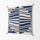 Wave Lens - Work On Wall - Oluwasheyi Adebayo - Orange - 90 x 90 cm
