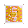 Cake - Work On Wall - Heather Zhou - Orange - 140 x 140 cm