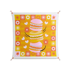 Cake - Work On Wall - Heather Zhou - Orange - 140 x 140 cm