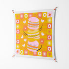 Cake - Work On Wall - Heather Zhou - Orange - 140 x 140 cm