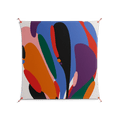 Balloons Zoom - Work On Wall - Vratislav Pecka - Orange - 140 x 140 cm