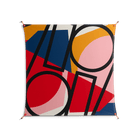 Fuerte Zoom - Work On Wall - Vratislav Pecka - Orange - 140 x 140 cm