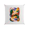 Gloss - Work On Wall - Vratislav Pecka - Orange - 140 x 140 cm