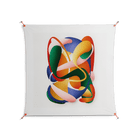 Gloss - Work On Wall - Vratislav Pecka - Orange - 140 x 140 cm
