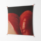 Red 3 - Work On Wall - Nadia Ryder - Orange - 140 x 140 cm