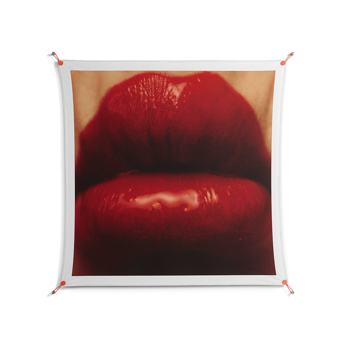 Red - Work On Wall - Nadia Ryder - Orange - 140 x 140 cm