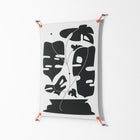 Monstera - Work On Wall - Konrad Blaszczyk - Orange - 70 x 100 cm