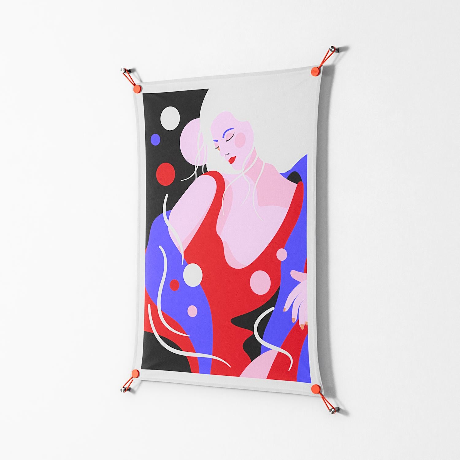 Dream - Work On Wall - Heather Zhou - Orange - 70 x 100 cm