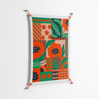 Flower B - Work On Wall - Heather Zhou - Orange - 70 x 100 cm