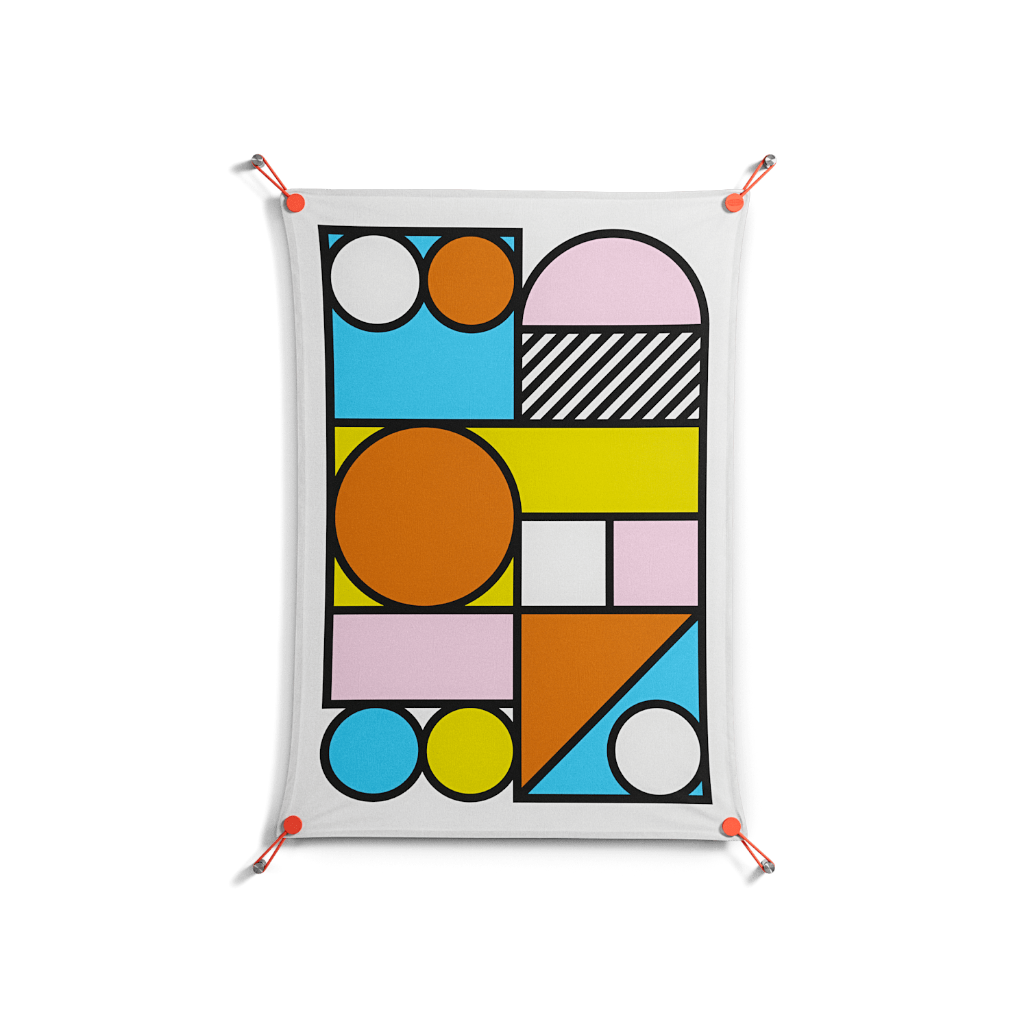 Palette - Work On Wall - Vratislav Pecka - Orange - 70 x 100 cm