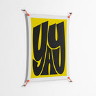 Yay - Work On Wall - Vratislav Pecka - Orange - 70 x 100 cm