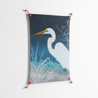 Egret - Work On Wall - Katie O’Shea - Orange - 70 x 100 cm
