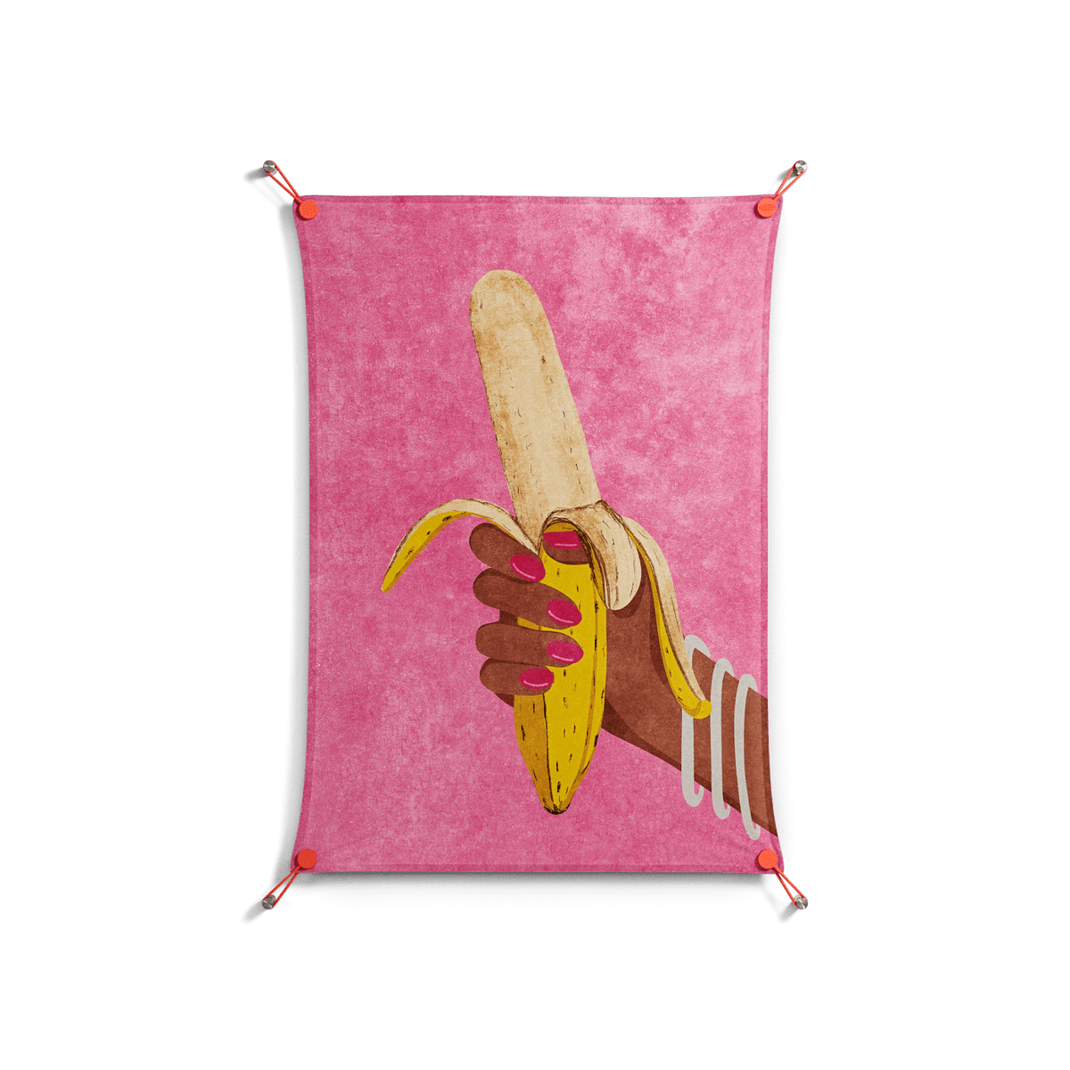 Banana - Work On Wall - Raissa Oltmanns - Orange - 70 x 100 cm