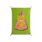 Cat in a Bag - Work On Wall - Raissa Oltmanns - Orange - 70 x 100 cm