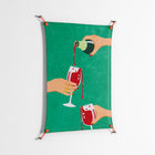 Cheers Girls - Work On Wall - Raissa Oltmanns - Orange - 70 x 100 cm