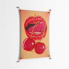 Cherry Love - Work On Wall - Raissa Oltmanns - Orange - 70 x 100 cm