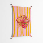 Dreaming Girl - Work On Wall - Raissa Oltmanns - Orange - 70 x 100 cm