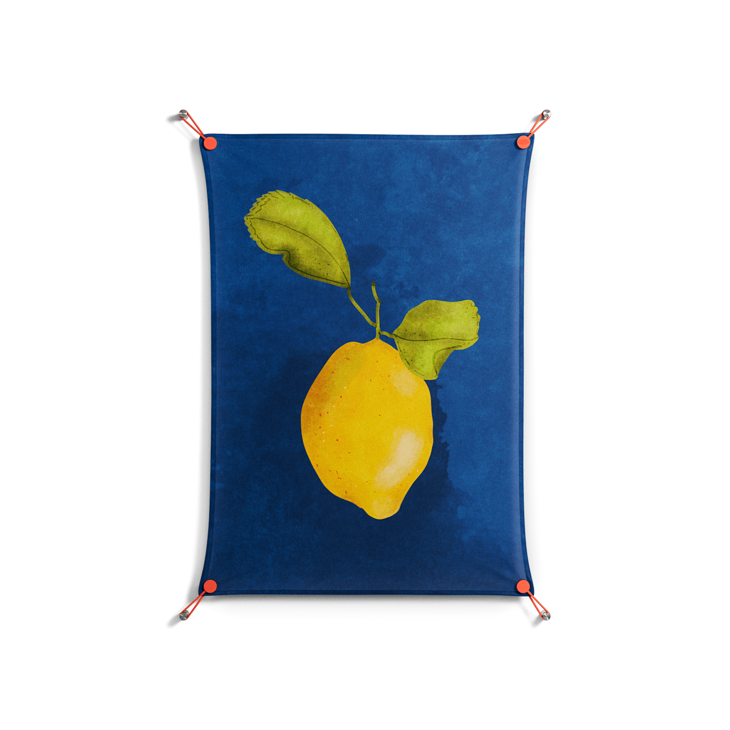 Just a Little Lemon - Work On Wall - Raissa Oltmanns - Orange - 70 x 100 cm