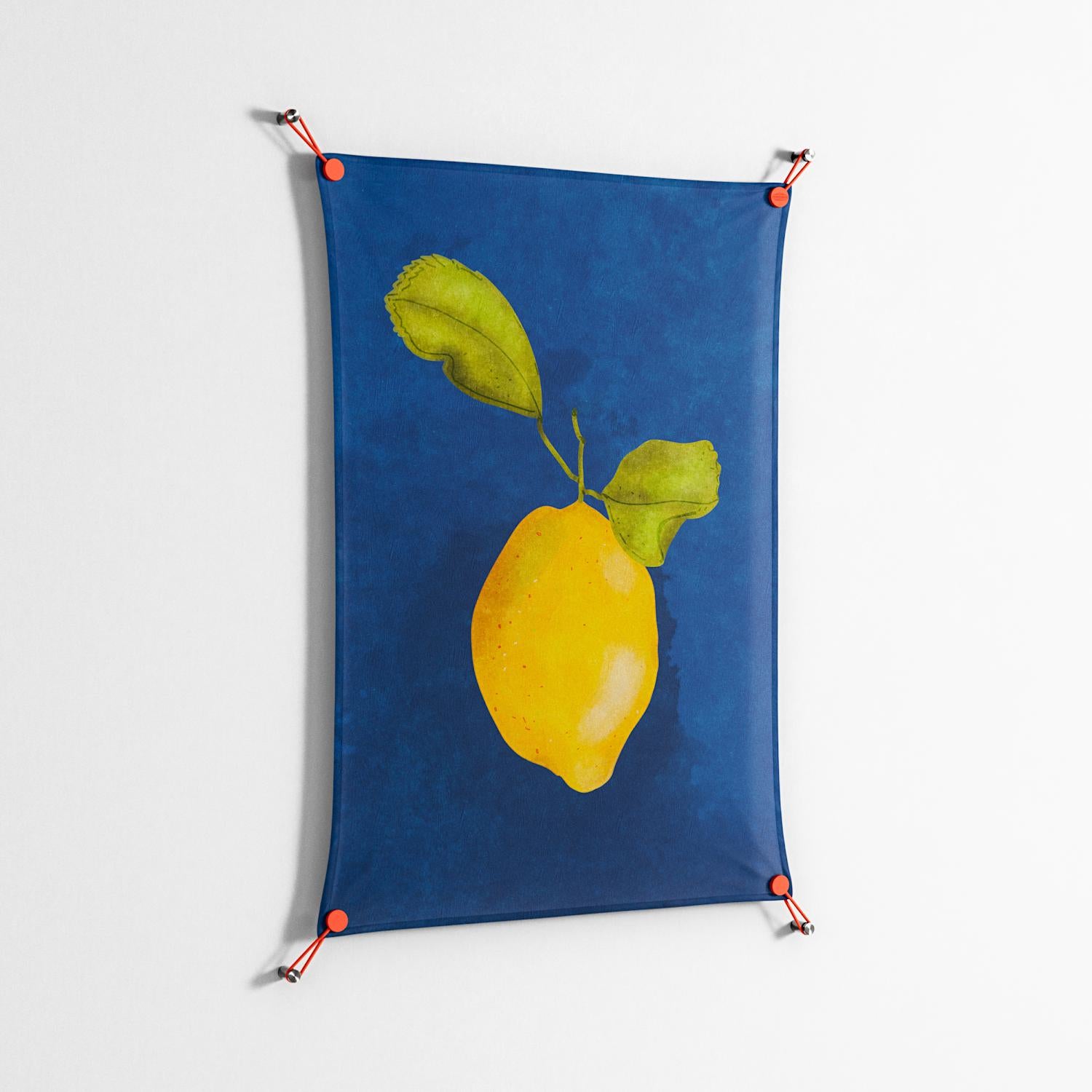 Just a Little Lemon - Work On Wall - Raissa Oltmanns - Orange - 70 x 100 cm