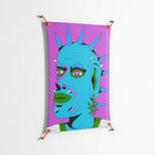 Punkrocker - Work On Wall - Cezar Berje - Orange - 70 x 100 cm